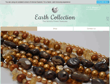 Tablet Screenshot of earthcollection.com